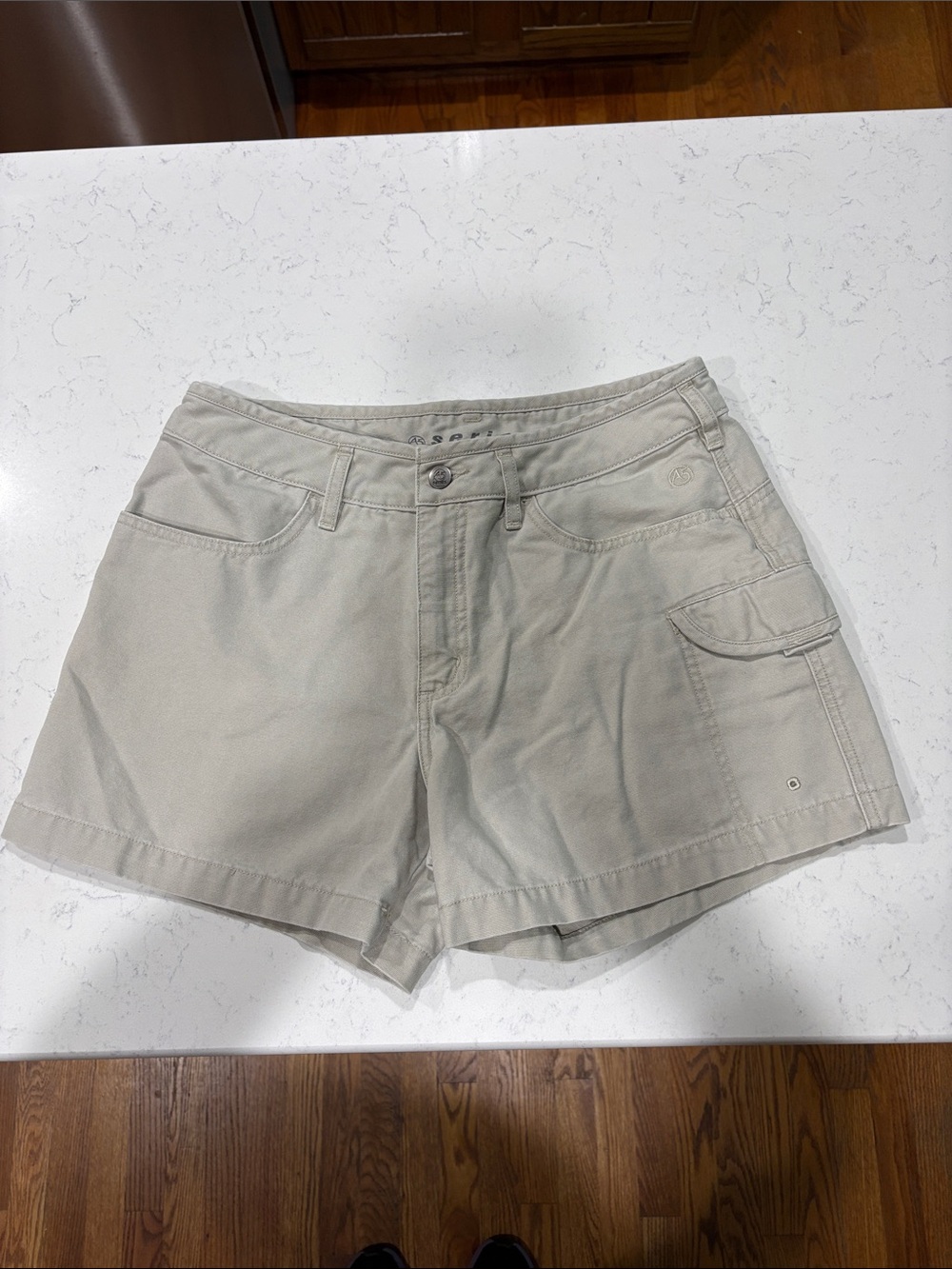 Vintage The North Face Women's A5 Series Light Khaki Cargo Shorts
